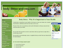 Tablet Screenshot of body-detox-and-you.com